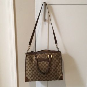 Authentic Vintage Gucci Crossbody Bag with Handles